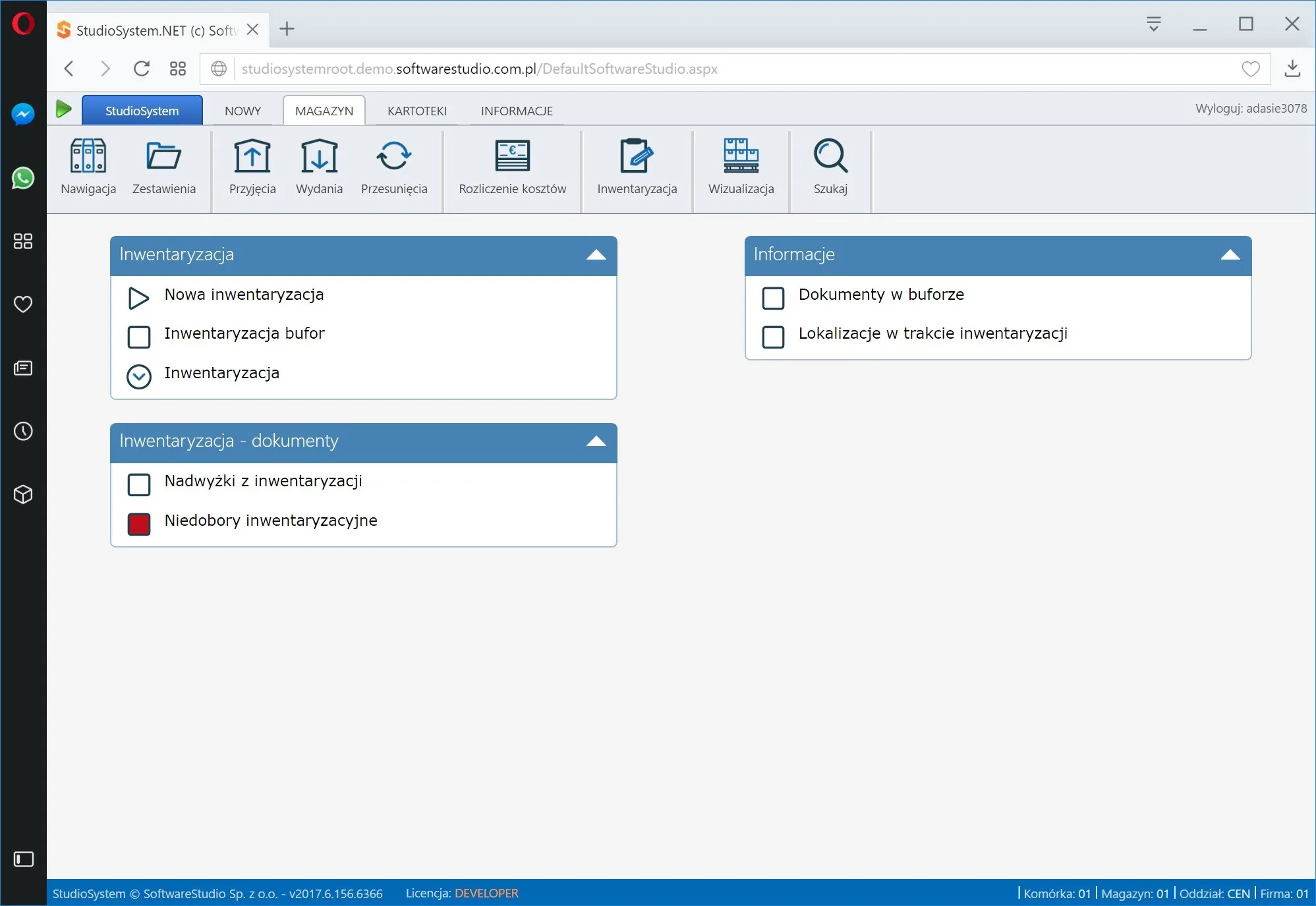 program magazynowy wms inwentaryzacja